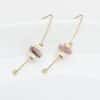 Design natural stone creative earrings