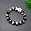 Fu Jingyuan Jewelry Silver and Stone Pixiu Bracelet