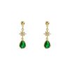 Emerald Drop Earrings
