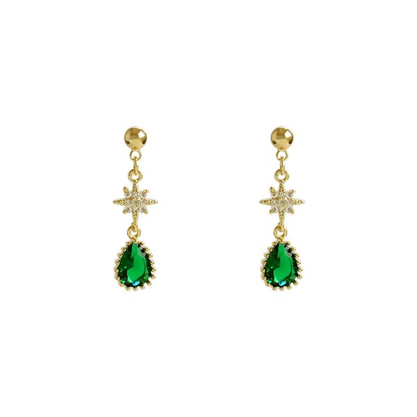 Emerald Drop Earrings