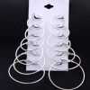 Rock exaggerated multi-size ear ring earrings set personality earrings combination earrings