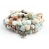 8mm frosted Amazon Stone Bracelet