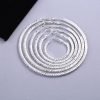 European And American Silver Earrings Alloy Jewelry Circle