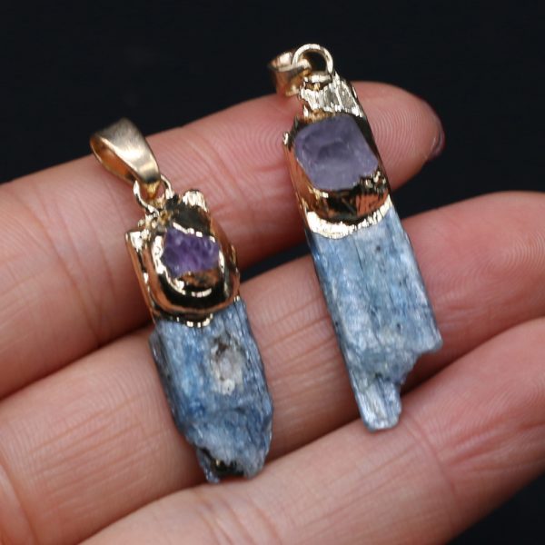 Simple Natural Stone Pendant DIY Jewelry Accessories