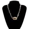 Natural Stone Big Shell Necklace