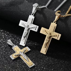 Fashion Personality Stainless Steel Men's Pendant Necklace Does Not Fade