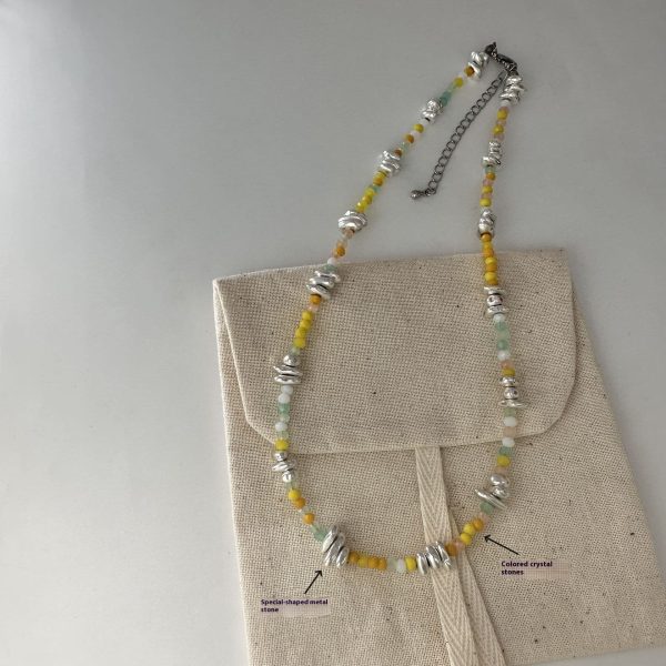 183f90d7-9e7d-414e-96af-f0e2ef3221e6_trans.jpeg Retro Minority Advanced Design Irregular Shaped Small Pieces Of Silver Necklace