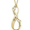 Inlaid stone jewelry personalized clavicle chain