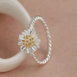 Women's Fashion Personality SUNFLOWER Adjustable Ring