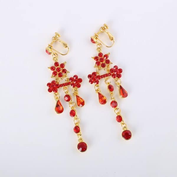 In the new factory direct Bride Wedding Dress Wedding Necklace red suit jewelry accessories spot
