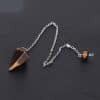 Ling cone stone pendant