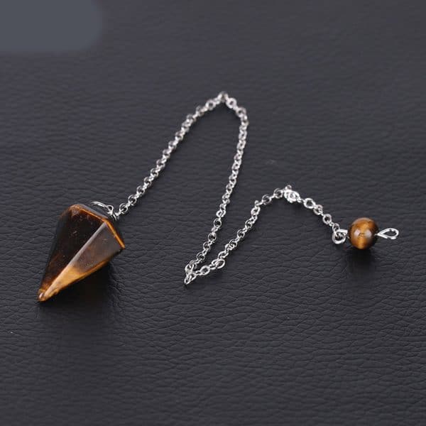 Ling cone stone pendant