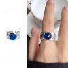 Exaggerated Personalized Fashion Non-fading Moonstone Ring