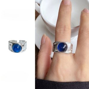Exaggerated Personalized Fashion Non-fading Moonstone Ring
