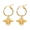 Bee Insect Ear Drop Earrings