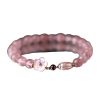 Fashion Personality Strawberry Quartz Peach Blossom Bracelet
