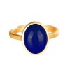 Ancient Law Gold Ring Gilding Gold Ring Red Agate
