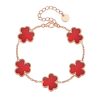 S925 Silver Double-layer Clover Bracelet