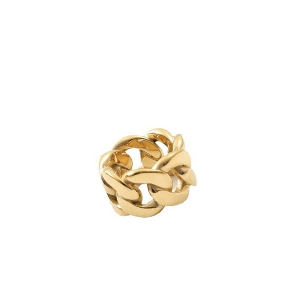 Fashion Personality Titanium Steel Electroplated Ring