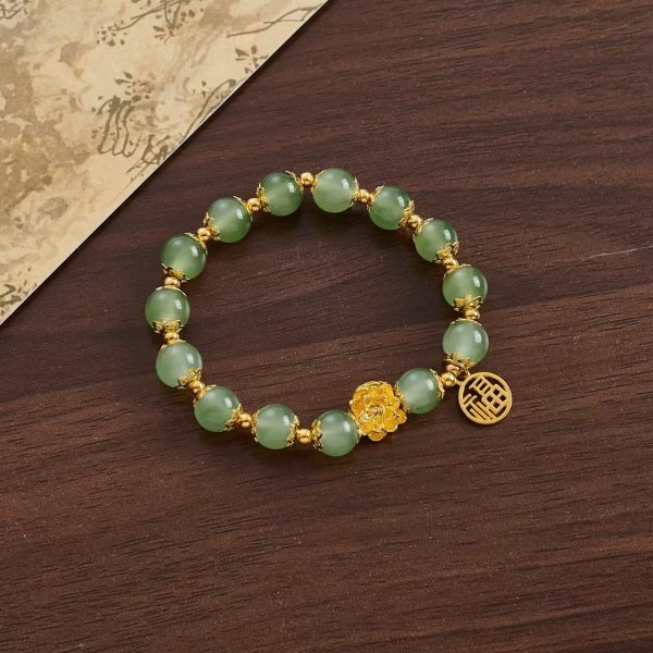 Night Market Temple Fair Bracelet Colored Glaze New Chinese Bracelet