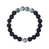 Chinese Style Micro Glass Bead Accessories Black Bracelet