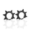 Stainless Steel Rivet Stud Earrings Circle Ear Clip