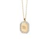 S925 Sterling Silver Twelve Constellation White Zircon Ladies' Pendant Necklace
