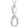 Inlaid stone jewelry personalized clavicle chain