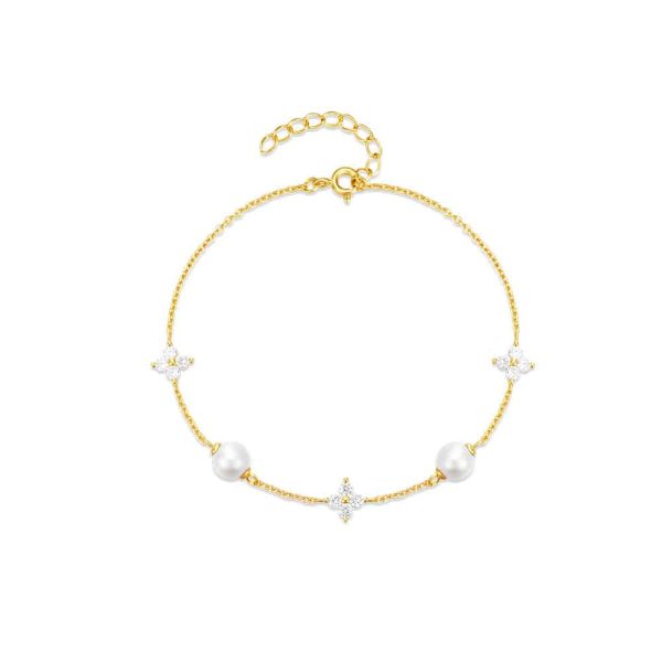 19199f41-cd30-4c47-a08d-68d3839dba1a.jpg S925 Sterling Silver Leaf Grass Pearl Fashion Temperamental Bracelet