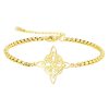 Cutting Titanium Steel Bracelet Double Hole Stainless Steel Bracelet