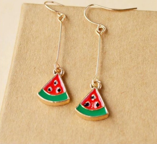 Multi Fruits Drop Earrings