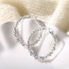 Earings Women For Gold Round Pearl Set