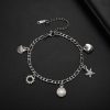 Shell Charm Star INSPIRA Sun Stainless Steel Bracelet