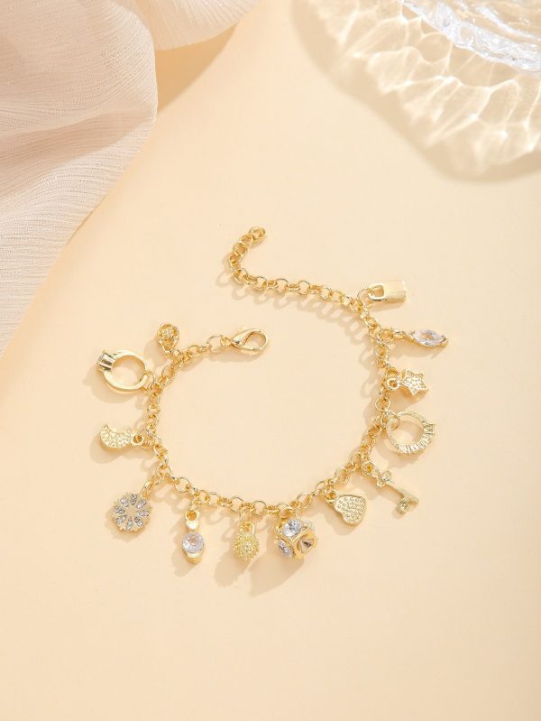 Graceful And Fashionable Thirteen Hanging Bracelet For Women
