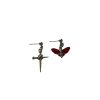 Stainless Steel Studs Asymmetric Set Of Crosses