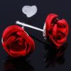 Europe and the United States fashion rose alloy necklace, earrings set of foreign trade, wedding bride fashion jewelry wholesale