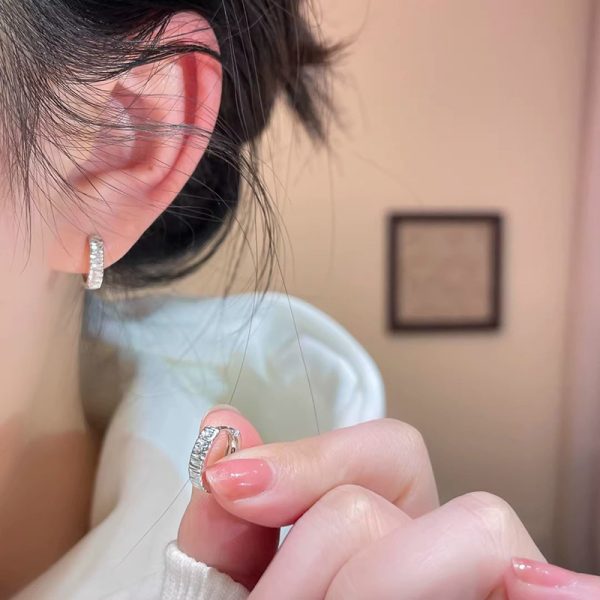 Geometric Circle Ear Clip Women's Simple Bracelet Earrings