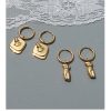 Body Art Side Face Heavy Circle Earrings