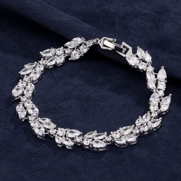 Micro Inlaid Zircon Bracelet Women's Special-interest Design