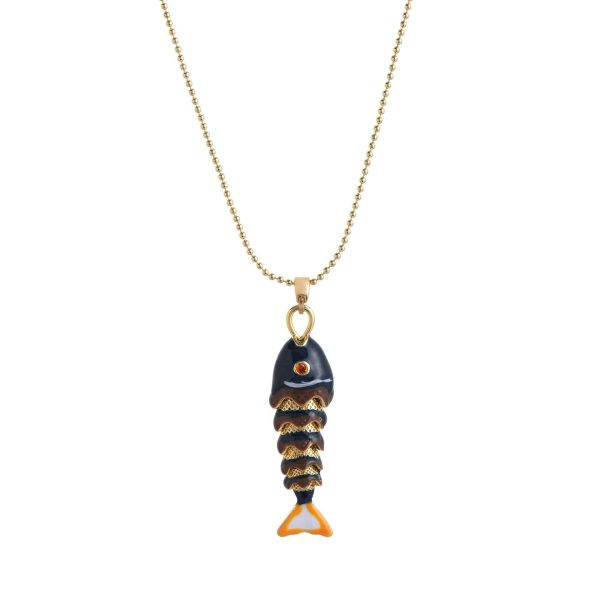 Necklace Female Fishtail Colorful Light Luxury Temperament All-match