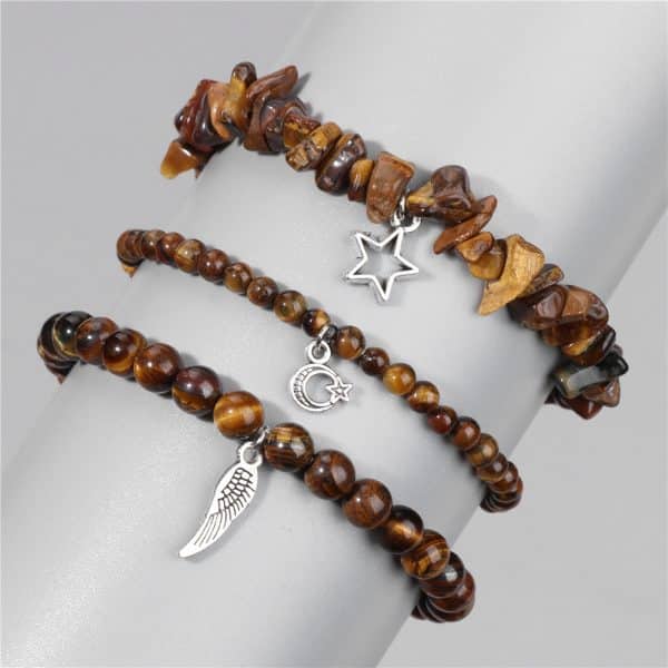 Natural Stone Elastic Bracelet Female