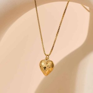 New Temperament Wild Simple 18K Gold Plated Stainless Steel Necklace