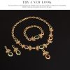 Jewelry Set Necklace And Earrings Ring Bracelet