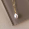 S925 Sterling Silver Beads Freshwater Pearl Necklace