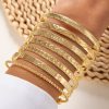 Multi-layer Metal Mix And Match Twin Bracelet