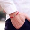 Silver Natural Stone Bracelet