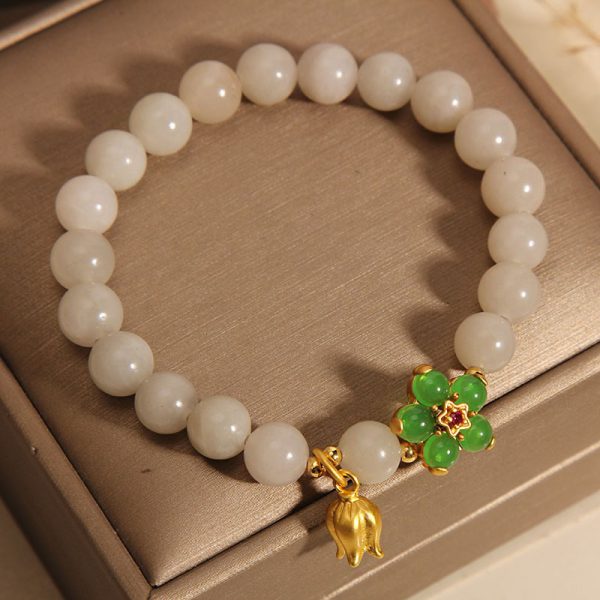Niche Design Sweet Flowers Bracelet Light Luxury