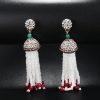 Women's Tassel Earring Necklace Two-piece Jewelry Set