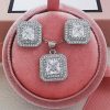 Fashion Personality Versatile Square Jewelry Set