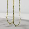 Vintage Green Beaded Zircon Necklace